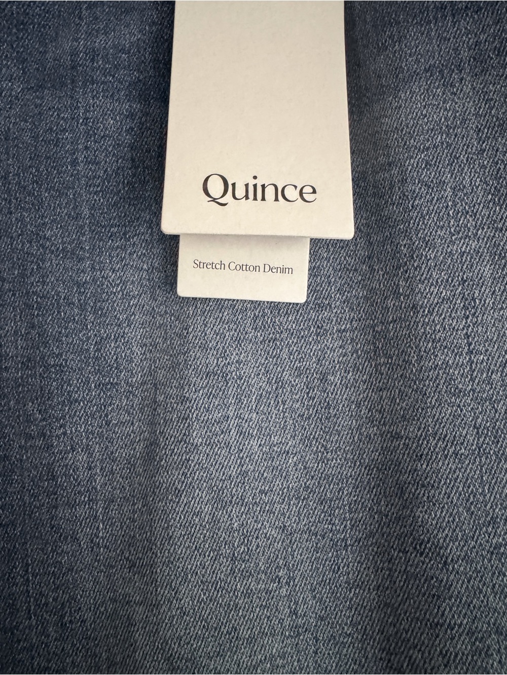 Quince Women's Medium Blue Flare Jeans - Picture 2 of 8
